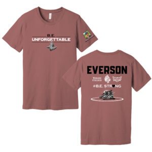 Everson Bella and Canvas Unisex Jersey Short Sleeve Tee-Mauve