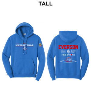 Everson TALL Classic Pullover Hooded Sweatshirt-Royal