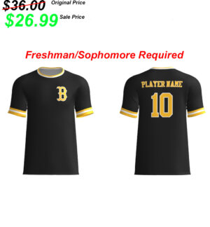 .03 Bettendorf Baseball Club Champro Sublimated Player Jersey-Black