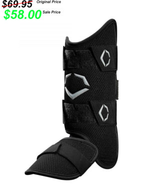 Bettendorf Baseball Club Evoshield PRO-SRZ Batter’s Leg Guard – Adult Left Handed-Black