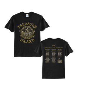 Boone Treasure Island Unisex Basic Short Sleeve Tee-Black