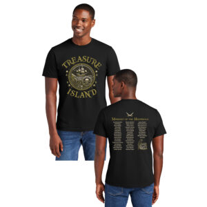 Boone Treasure Island Unisex Premium Short Sleeve Tee-Black