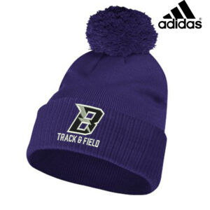 Baxter Track Field Adidas Solid Cuffed Pom Beanie Stocking Cap – Team PURPLE