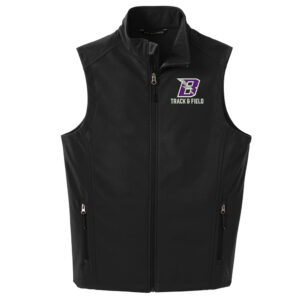 Baxter Track Field Men Port Authority Core Soft Shell Vest-Black