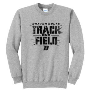 Baxter Track Field Unisex Fleece Crewneck Sweatshirt-Athletic heather