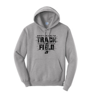 Baxter Track Field Unisex Fleece Hooded Sweatshirt-Athletic Heather