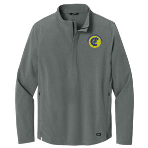 Clinton National Bank OGIO Men Aspect 1/2-Zip Pullover-Rogue Grey