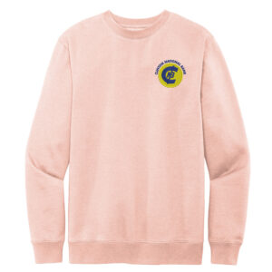 Clinton National Bank Rah-Rah District Unisex V.I.T. Fleece Crew-Rosewater Pink