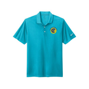 Clinton National Bank Men Nike Dri-FIT Micro Pique 2.0 Polo  -Tidal Blue