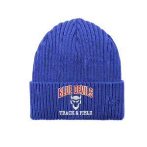 DC Track Field New Era Core Classic thick rib knit Cuff Beanie stocking cap-Royal