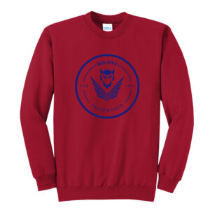 DC Track Field Unisex Basic Crewneck Sweatshirt-Red