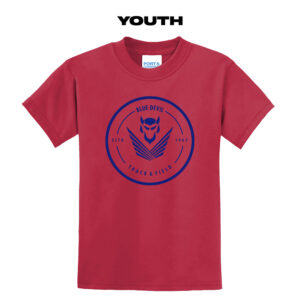 DC Track Field Youth Basic Short Sleeve Tee-Red