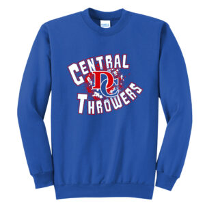 DC Track Field Unisex Core Fleece Crewneck Sweatshirt-Royal