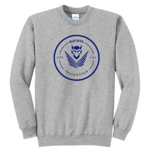 DC Track Field Unisex Core Fleece Crewneck Sweatshirt-Athletic Heather