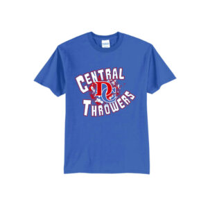 DC Track Field Unisex Basic Short Sleeve Tee-Royal