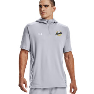 Elite Mamba Basketball Under Armour Men’s UA Command Short Sleeve Hoodie-Mod Grey