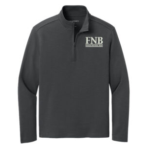 FNB Port Authority Breakwater 1/4-Zip Pullover Men-Grey Steel