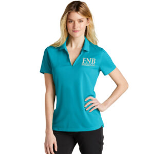 FNB Nike Ladies Dri-FIT Micro Pique 2.0 Polo-Tidal Blue