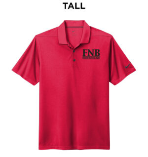 FNB TALL Nike Dri-FIT Micro Pique 2.0 Polo Men-University Red