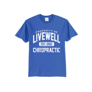 LiveWell Unisex Short Sleeve Tee-Royal