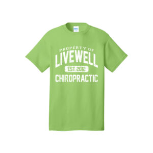 LiveWell Unisex Cotton Short Sleeve Tee-Lime