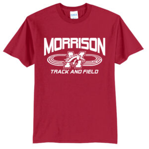 Morrison Unisex Short Sleeve Tee-Red