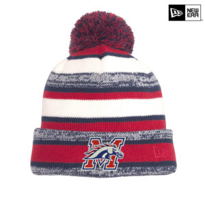 Morrison New Era Sideline Beanie stocking cap-Red/Navy