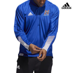 Morrison Adidas Sideline 21 Long Sleeve 1/4 zip knit performance top- ROYAL (M-2X)