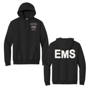 Monticello EMS Unisex Fleece Hooded Sweatshirt-Black