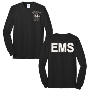 Monticello EMS Unisex Long Sleeve Tee-Black