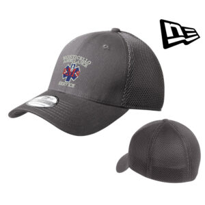 Monticello EMS New Era Stretch Mesh Cap-Charcoal/Charcoal Grey