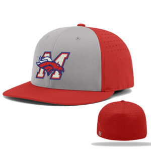 Morrison Baseball Richardson Pro Lite FlexFit Cap Alternate-Grey/Red