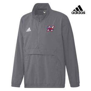 Morrison Baseball Adidas Stadium 1/4 zip woven pullover – Team Grey Four