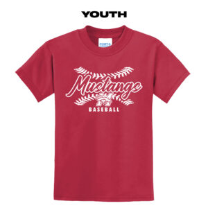 Morrison Baseball Youth Short Sleeve Tee-Red