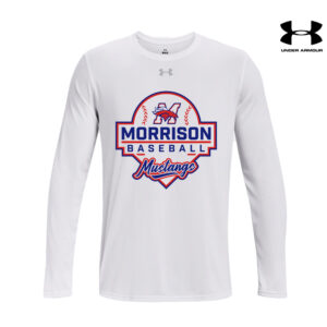 Morrison Baseball Under Armour Men’s Team Tech Long Sleeve-White