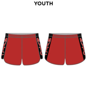 MVTC Team MVTC YOUTH Sublimated Loose Fit Track Short 3″-Red/Black