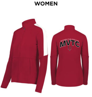 MVTC Team Holloway Ladies Crosstown Jacket-Red