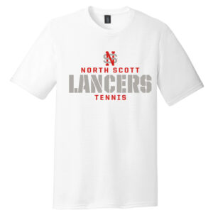 NS Girls Tennis Unisex Premium Short Sleeve Tee-White