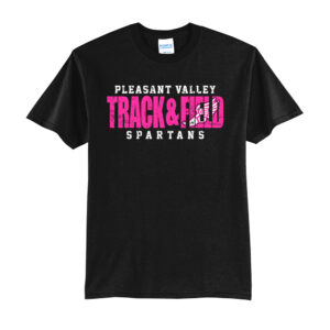 PV Girls Track Field Unisex Short Sleeve Tee-Black