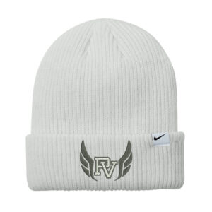 PV Girls Track Field Nike Terra Beanie-Summit White