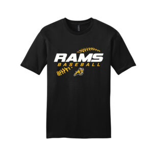 QCA Rams BB Unisex Premium Short Sleeve Tee-Black