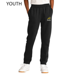 QCA Rams BB Youth Core Fleece Jogger-Black