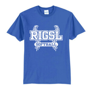 Rock Island Softball Unisex Basic Short Sleeve Tee-Royal