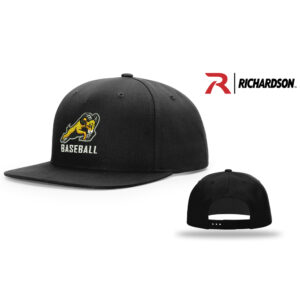 Rams Baseball Richardsonn Pinch Front Structured Snapback Cap-Black