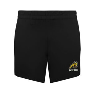 Rams Baseball Holloway Ladies Ventura Soft Knit Shorts-Black