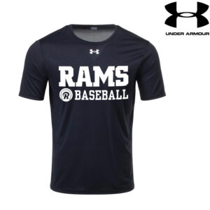 Rams Baseball Under Armour short sleeve Men’s Team Tech Tee-Black