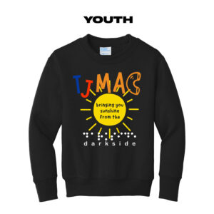 TJ Mac Youth Fleece Crewneck Sweatshirt-Black