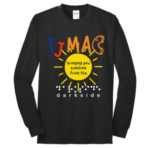 TJ Mac Unisex Cotton Long Sleeve Tee-Black