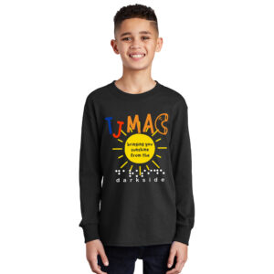 TJ Mac Youth Cotton Long Sleeve Tee-Black