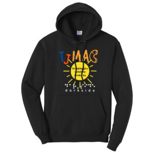 TJ Mac Unisex Fleece Hooded Sweatshirt-Black